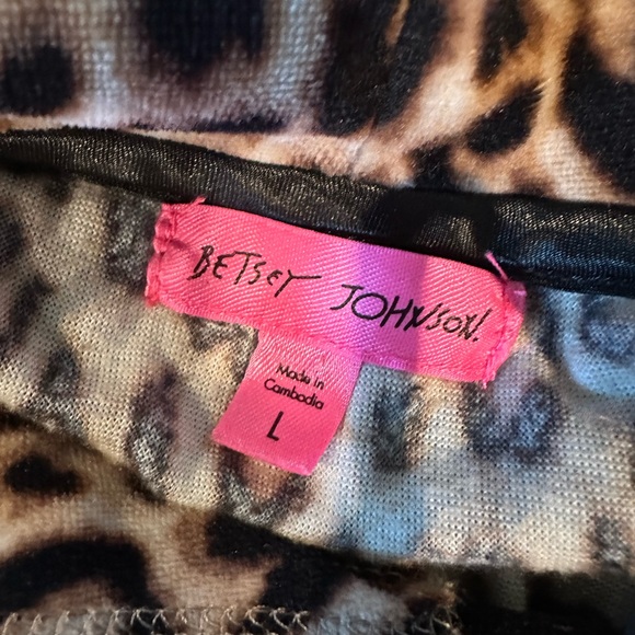 Betsey Johnson fleecy hooded nightgown - Picture 3 of 10